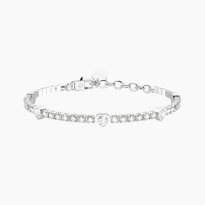 Hai aggiunto Bracciale tennis in cristalli e cuori Kidult Style 732359 al tuo carrello.