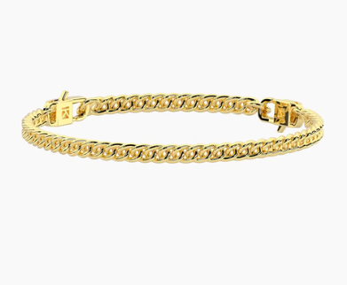 Bracciale componibile dorato con catena groumette Kidult  by you 732382