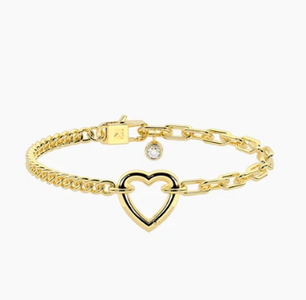 Hai aggiunto Bracciale componibile con catena groumette e a maglie allungate in acciaio dorato  Kidult  by you 732408 al tuo carrello.