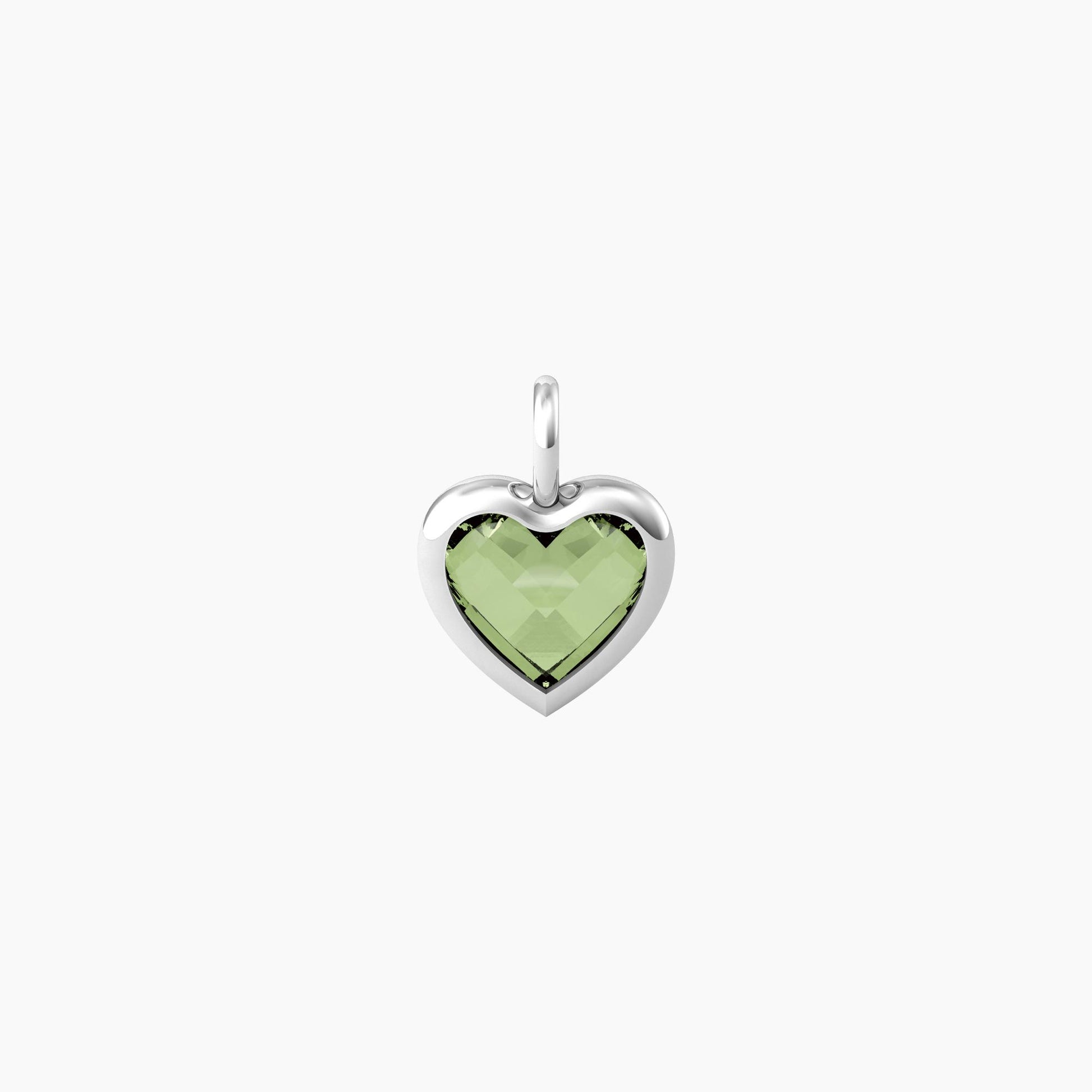 Ciondolo a forma di cuore in glass verde ENERGIA | VITA Kidult by You 741094