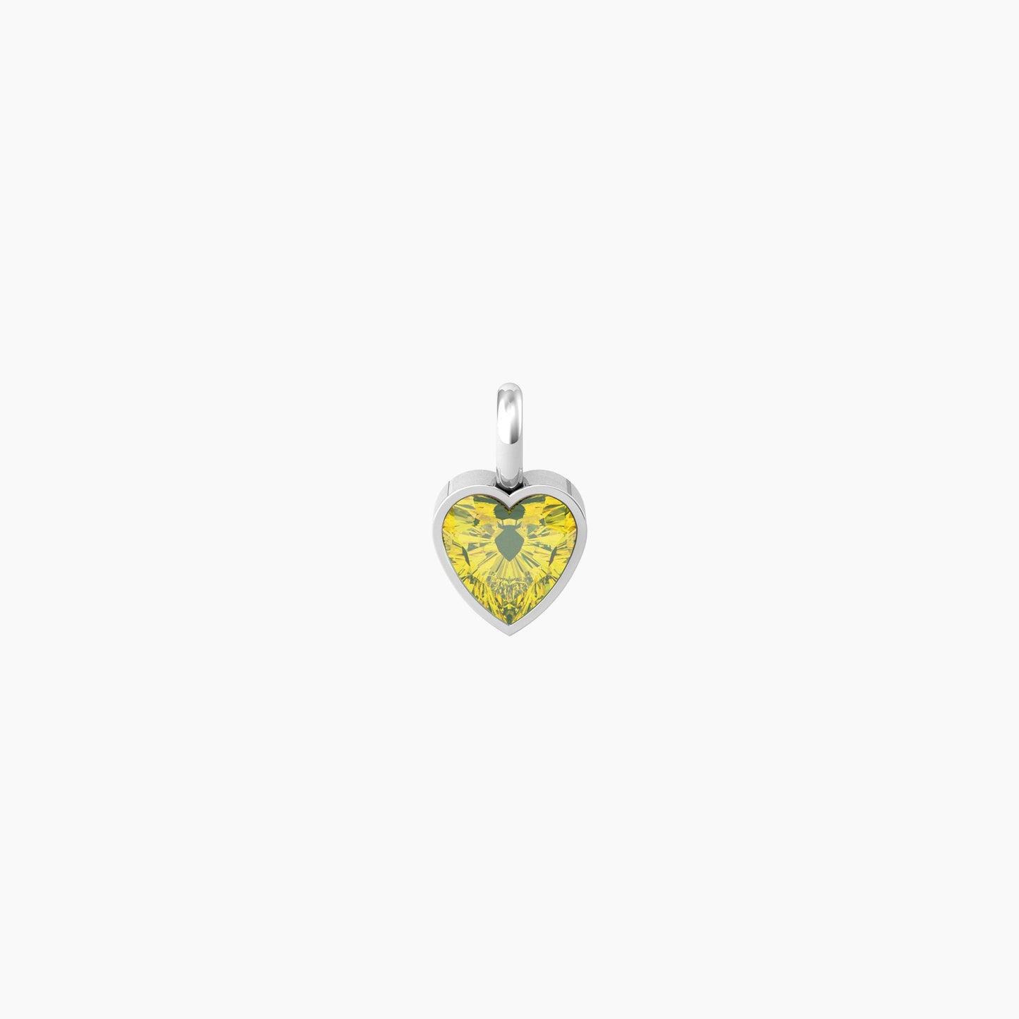 Ciondolo con zircone giallo taglio cuore ENERGIA | SOGNI Kidult by You 741130