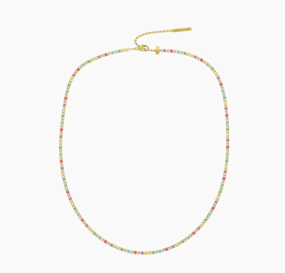 Collana girocollo modulare in acciaio multicolore dorato Kidult by you 751254