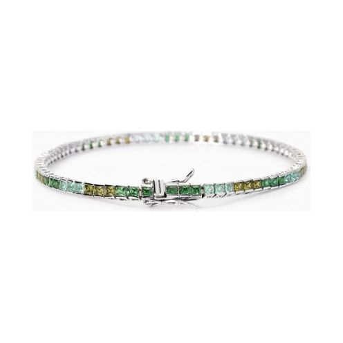 Bracciale tennis con zirconi multicolor verdi TENNIS CLUB Mabina 533882