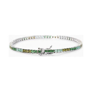 Hai aggiunto Bracciale tennis con zirconi multicolor verdi TENNIS CLUB Mabina 533882 al tuo carrello.