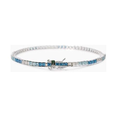 Bracciale tennis con zirconi multicolor blu TENNIS CLUB Mabina 533883