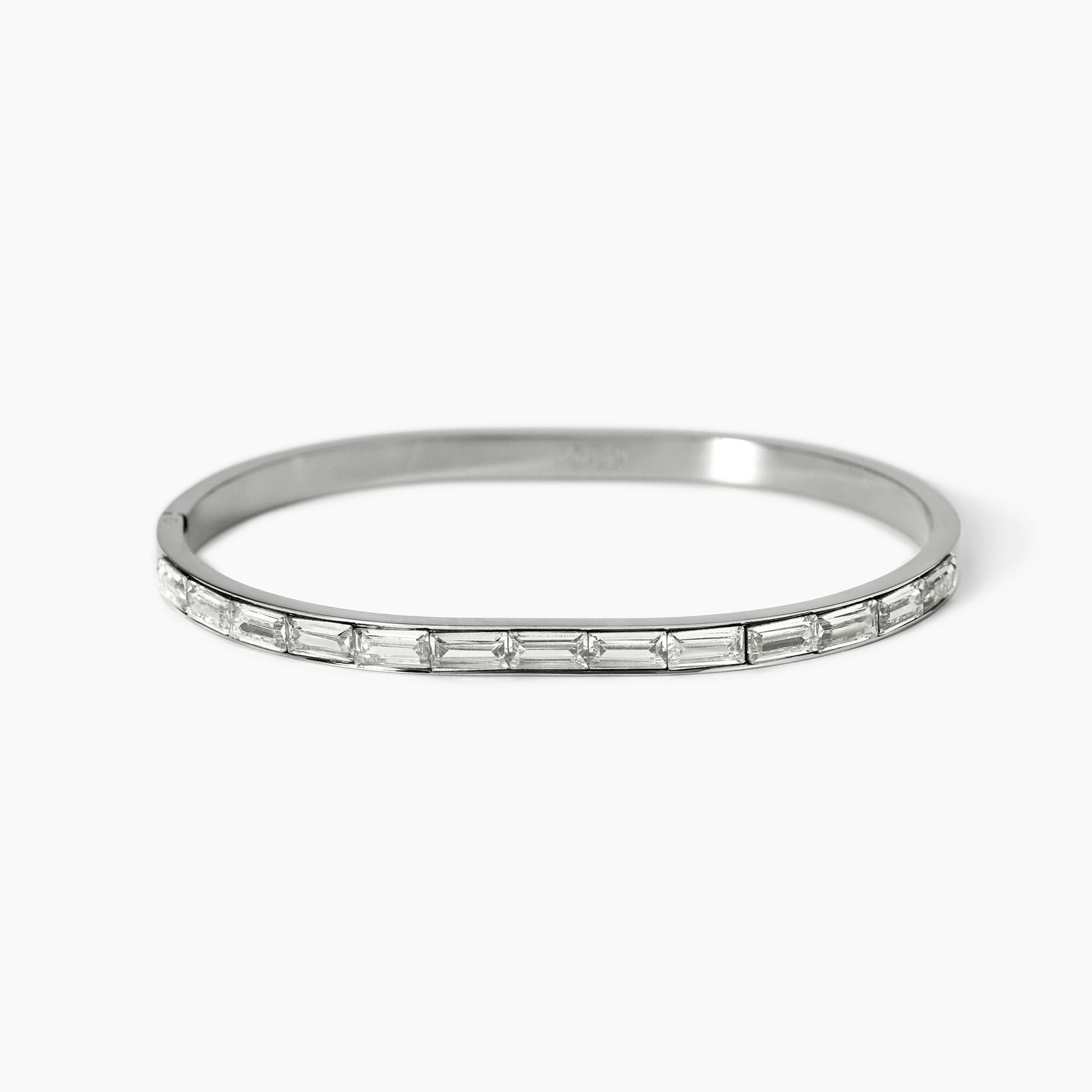 Bracciale rigido in acciaio e zirconi 831040  Kidult Style