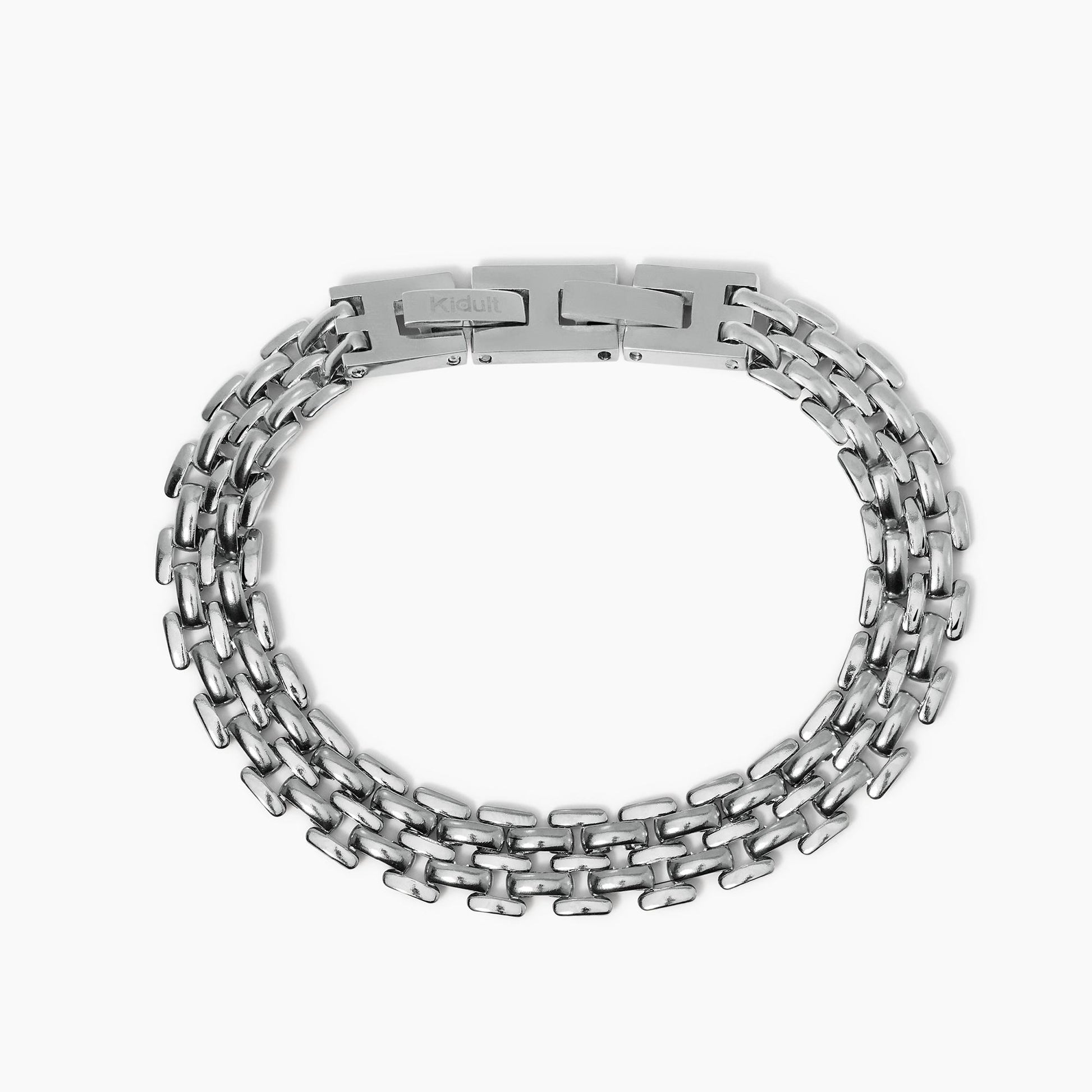 Bracciale in acciaio con catena panther 831042  Kidult Style