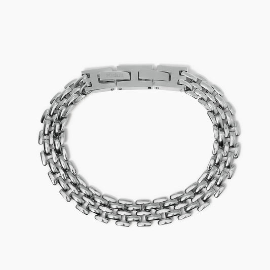 Bracciale in acciaio con catena panther 831042  Kidult Style