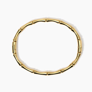 Hai aggiunto Bracciale rigido effetto bambù in acciaio dorato 831060 Kidult Style al tuo carrello.