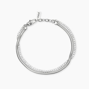 Hai aggiunto Bracciale Kidult Uomo con catena snake e tennis di cristalli 831101 al tuo carrello.