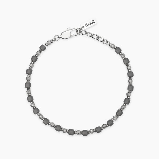 Bracciale Kidult Uomo in acciaio  ed ematite 831123