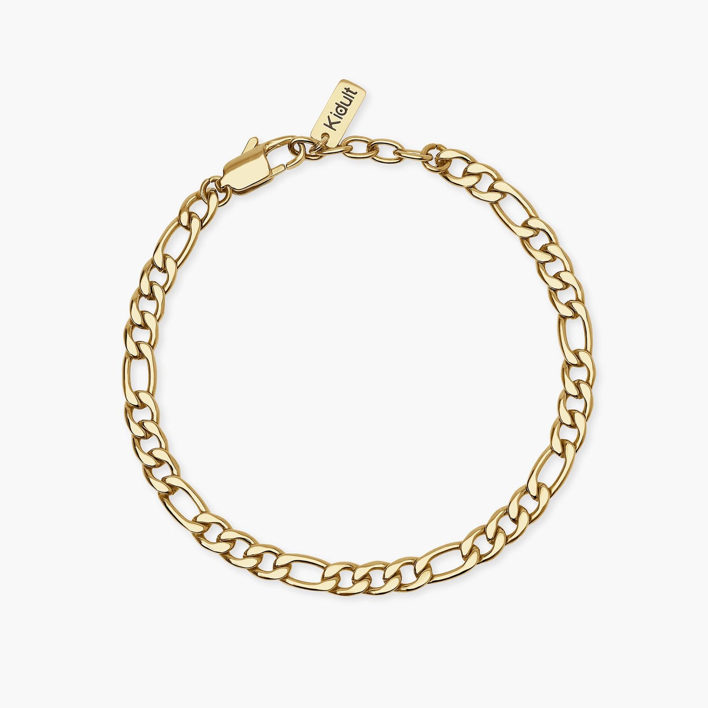 Bracciale Kidult Uomo in acciaio dorato con catena figaro 831162