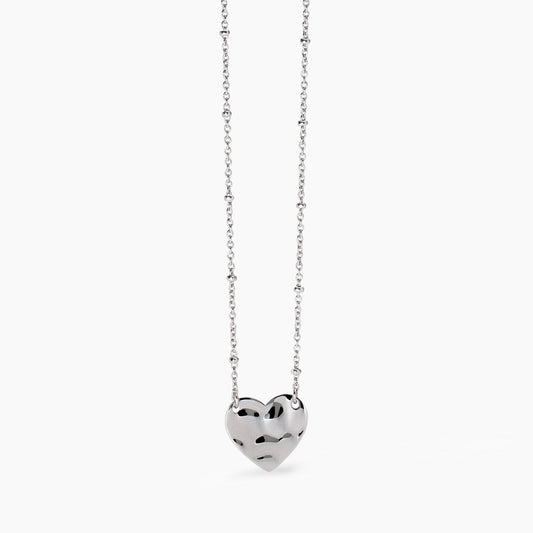 Girocollo con cuore effetto martellato 851008 Kidult Style