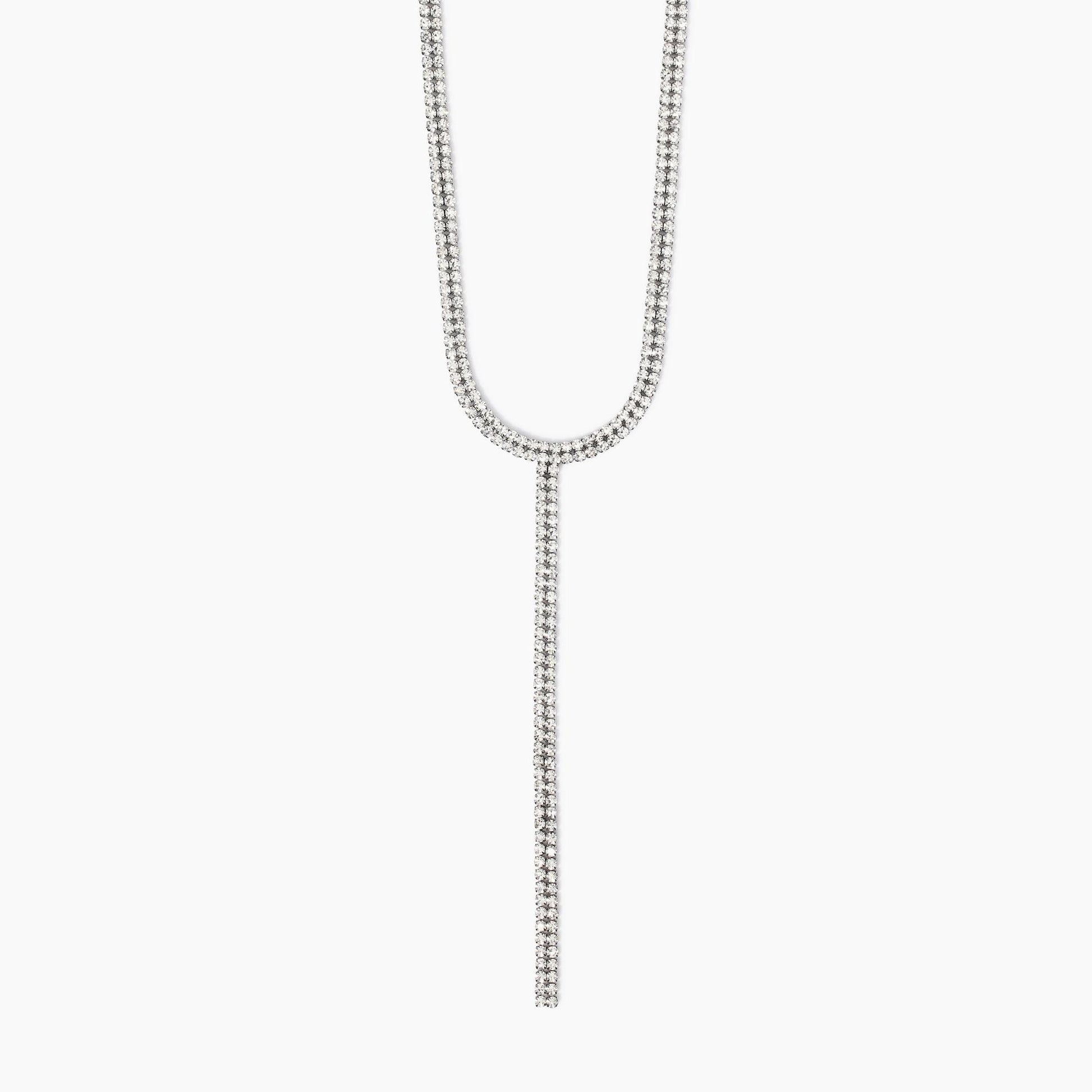 Girocollo tennis cravattino con cristalli 851018 Kidult Style