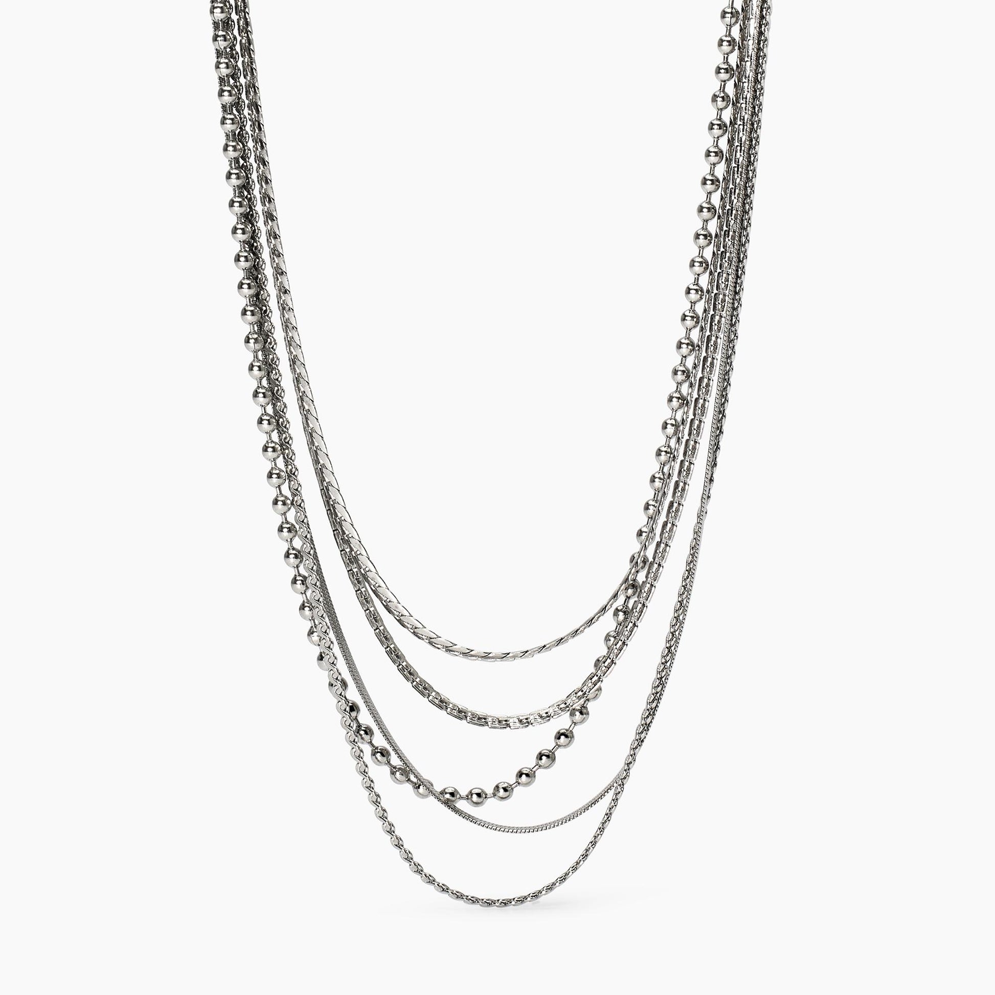 Girocollo da donna  con catene multiple 851022 Kidult Style