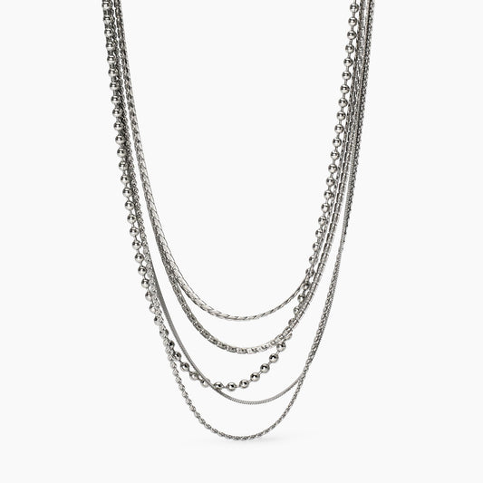 Girocollo da donna  con catene multiple 851022 Kidult Style