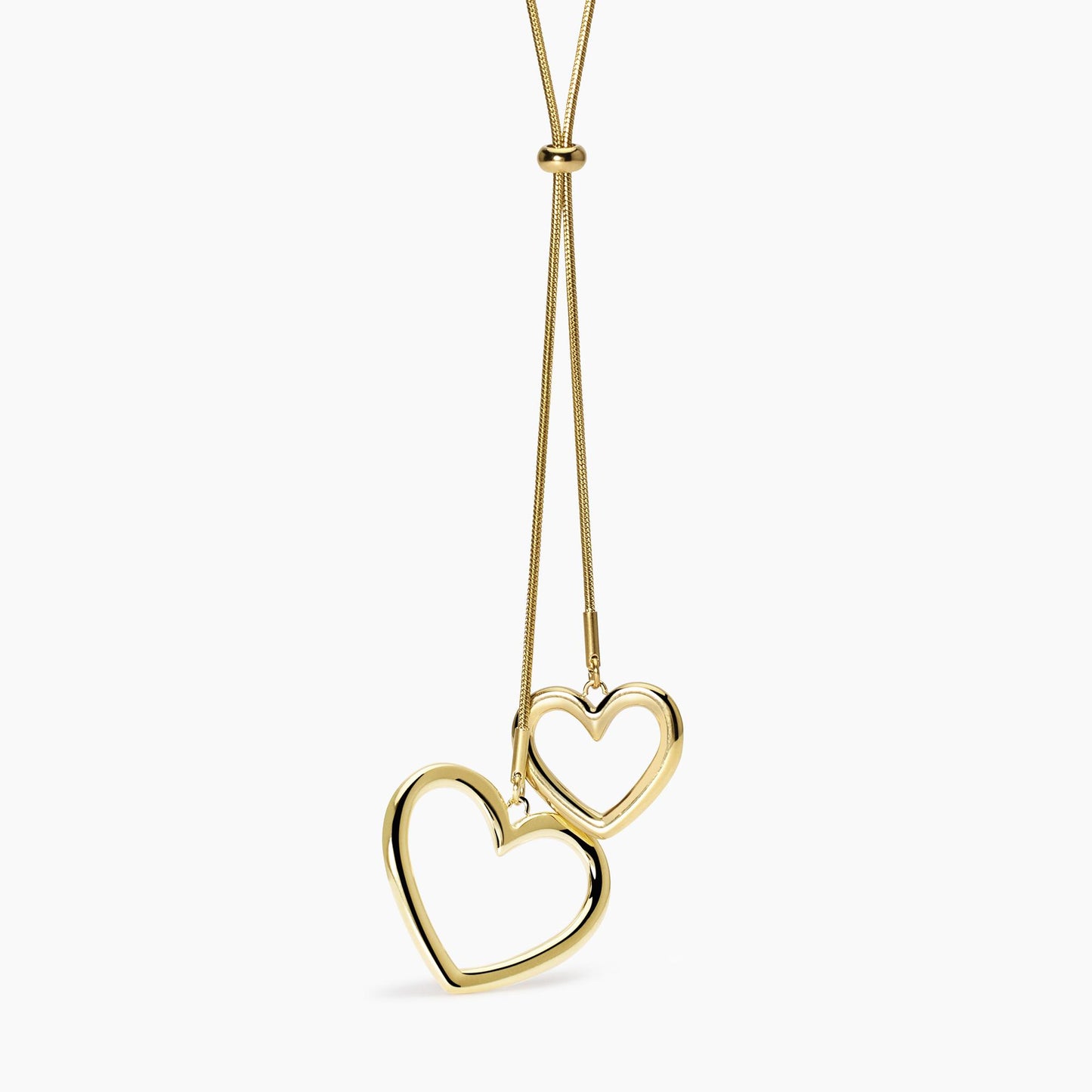 Collana con catena snake e cuori 851025 Kidult Style