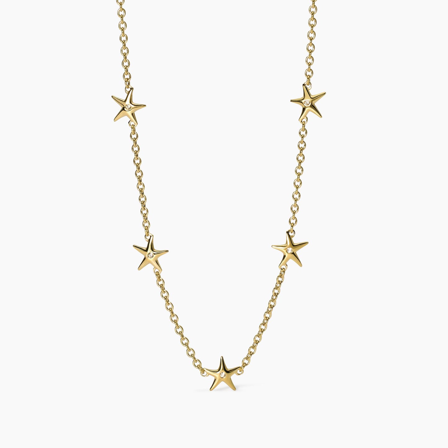 Girocollo dorato con stelle marine 851035 Kidult Style