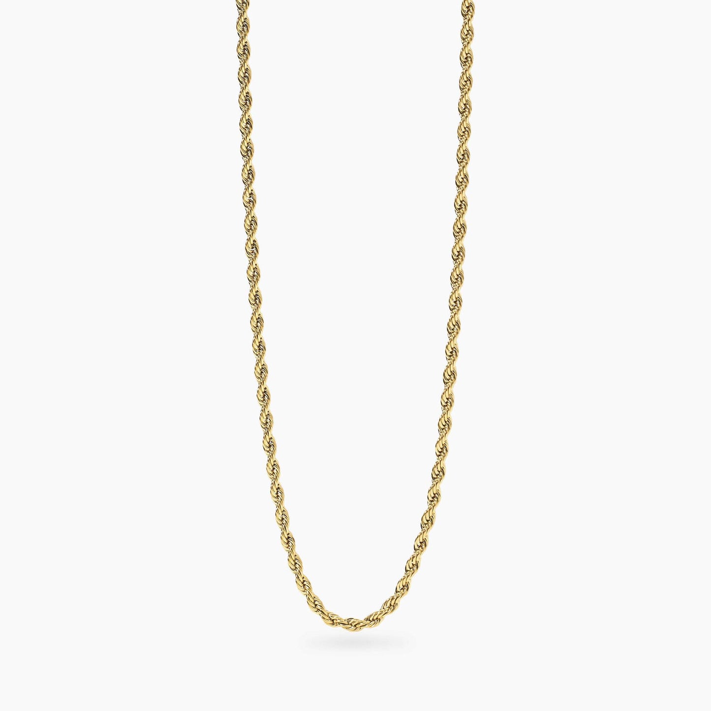 Collana Kidult Style dorata con catena corda 851088