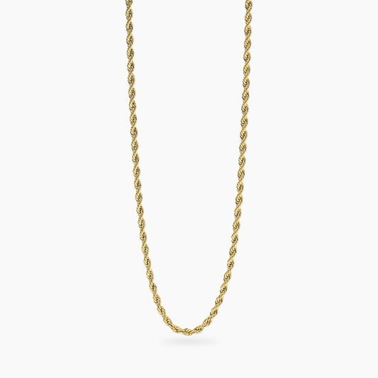 Collana Kidult Style dorata con catena corda 851088