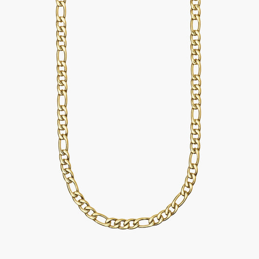 Collana uomo kidult style dorato con catena figaro 851103