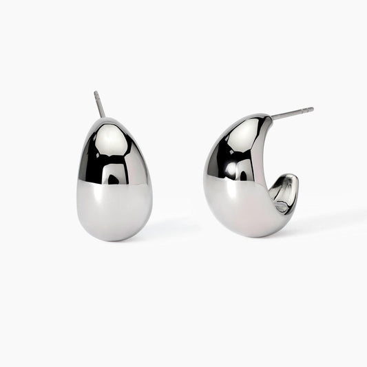 Orecchini a mezzaluna bombata 861016 Kidult Style
