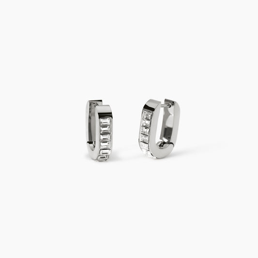 Orecchini in acciaio con cristalli 861027 Kidult Style