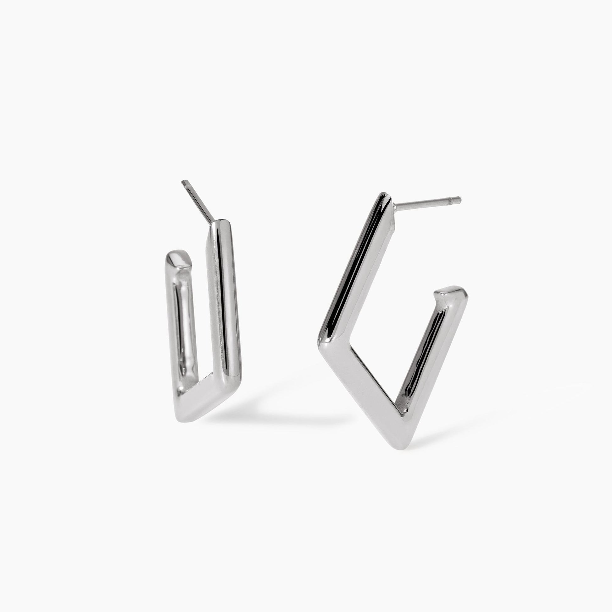 Orecchini a rombo in acciaio 861046 Kidult Style