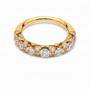 Hai aggiunto Anello fedina in oro rosa con diamanti Giorgio Visconti AR17125 al tuo carrello.