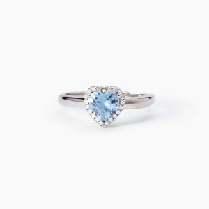 Hai aggiunto Anello in argento con acquamarina sintetica Love Affair 523428 Mabina al tuo carrello.