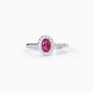 Hai aggiunto Anello in argento con rubino sintetico ovale e cristalli COOL OR RÉTRO? 523340 Mabina al tuo carrello.