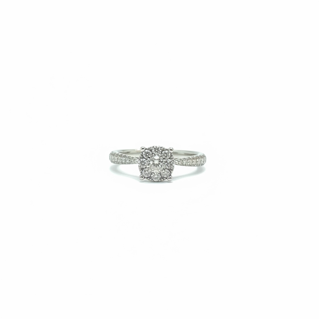 Anello in oro bianco e diamanti Giorgio Visconti  ABX14026