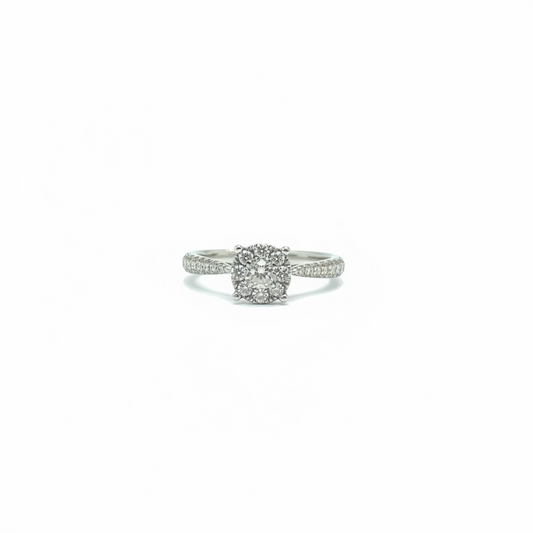 Anello in oro bianco e diamanti Giorgio Visconti  ABX14026