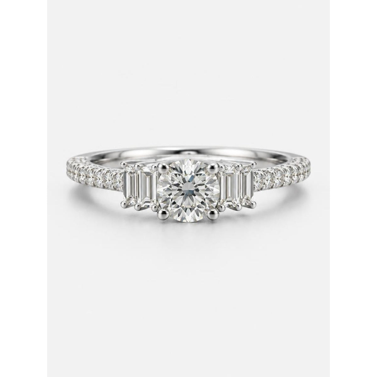 Anello solitario Giorgio Visconti Donna - in Oro Bianco ABX17708