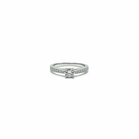 Anello solitario con  diamanti Dfaf7517.015 DonnaOro