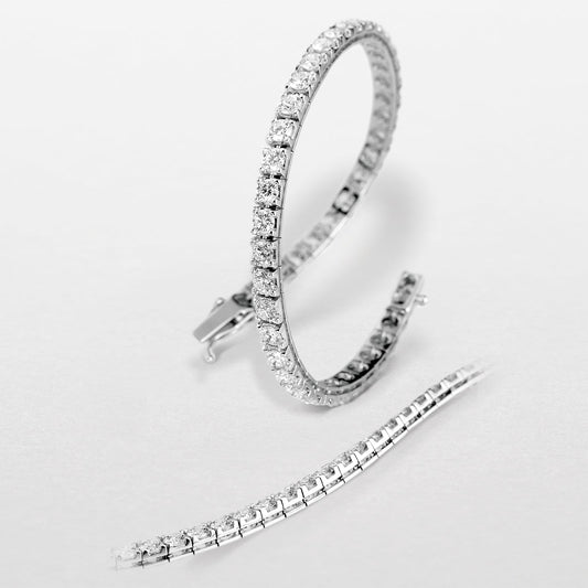 BRACCIALE TENNIS  IN ORO BIANCO E BRILLANTI GIORGIO VISCONTI BR37544B