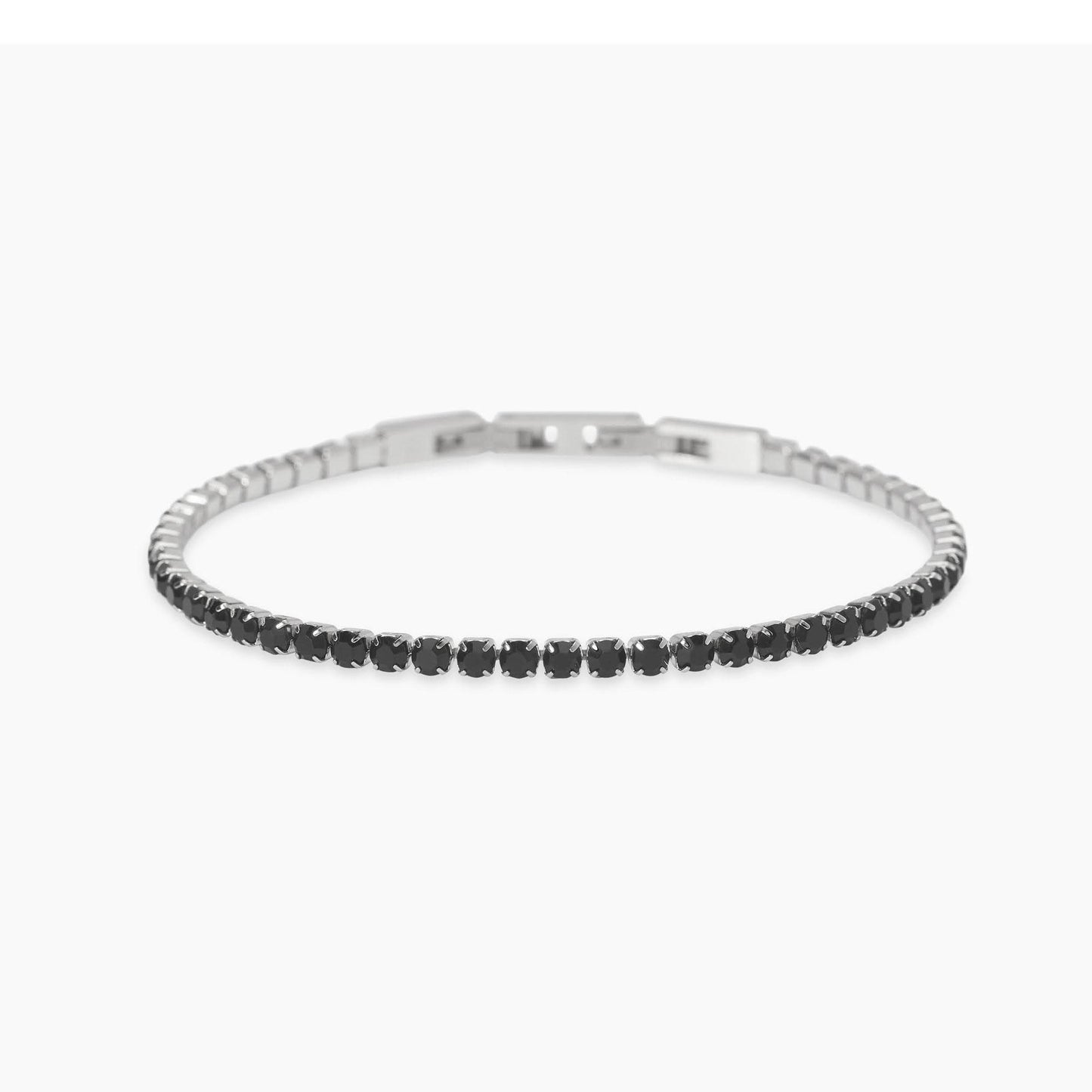 Bracciale Kidult Uomo tennis con con zirconi neri 831109