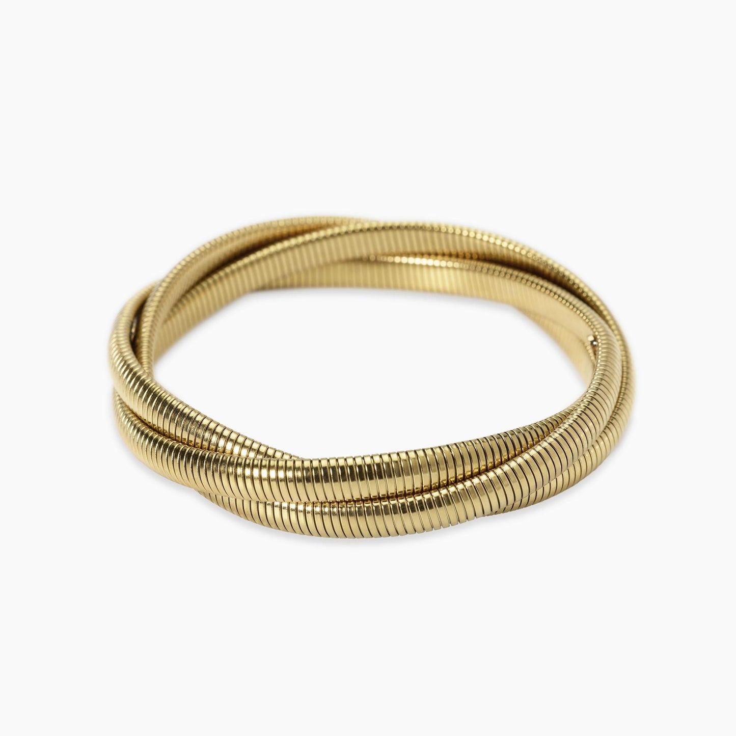 Bracciale Kidult dorato tubogas intrecciato 831082