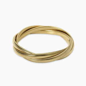 Hai aggiunto Bracciale Kidult dorato tubogas intrecciato 831082 al tuo carrello.