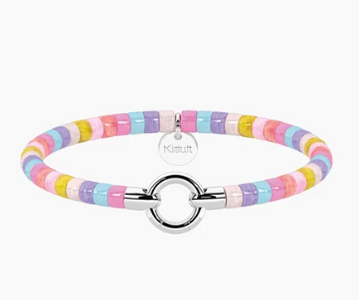 Hai aggiunto Bracciale componibile con conchiglie multicolor striate Kidult  by you 732411 al tuo carrello.