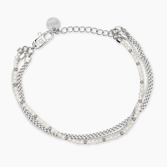 Bracciale con catene e perle conchiglia 831064