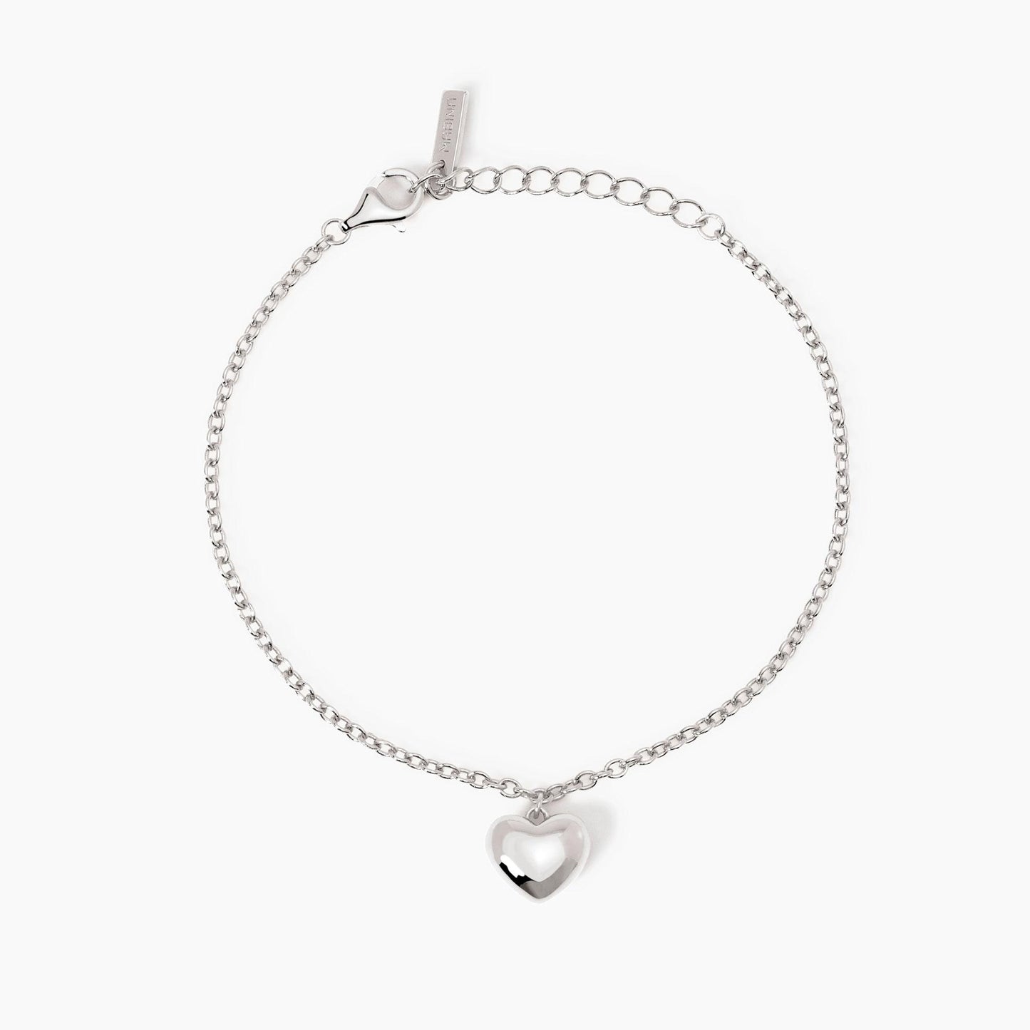 Bracciale donna in argento con ciondolo cuore Feeling Mabina 533950
