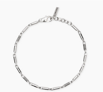 Hai aggiunto Bracciale regolabile con cilindri lucidi e incisioni nere ROLLER 534121 al tuo carrello.