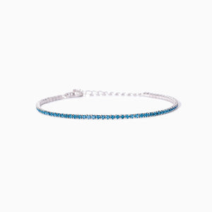 Hai aggiunto Bracciale tennis con acquamarine sintetici Mini Tennis Mabina 533960 al tuo carrello.
