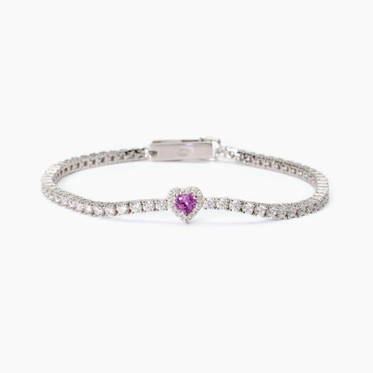 Bracciale tennis donna con tormalina sintetica Love Affair Mabina 533838