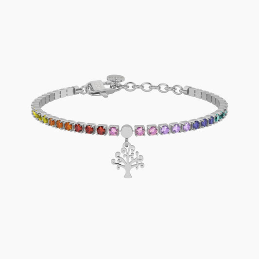 Bracciale tennis multicolor con albero della vita Albero della vita Kidult 732325