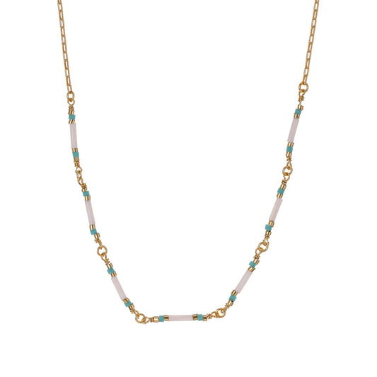 Collana Alisia Al3231-oro- turchese