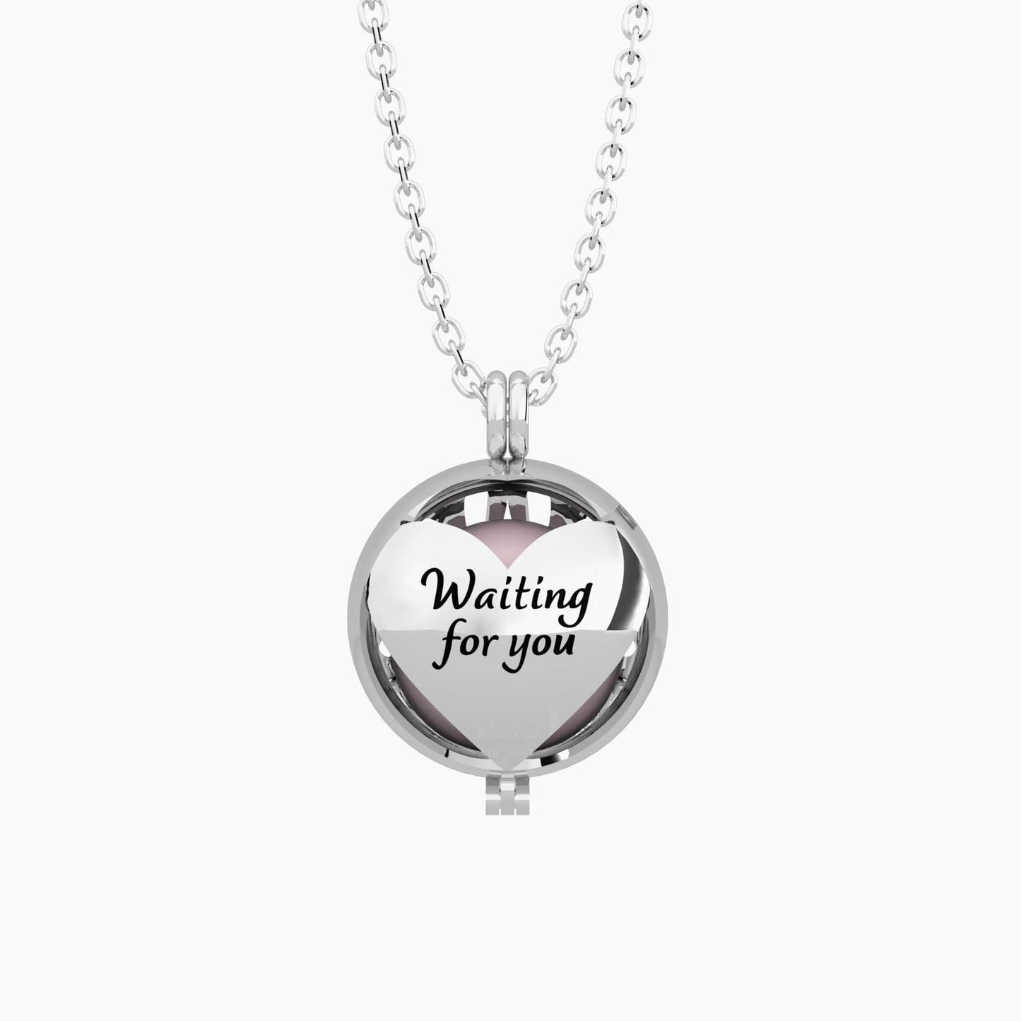 Collana chiama angeli con scritta Waiting for you Kidult 751250