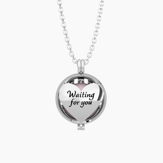 Collana chiama angeli con scritta Waiting for you Kidult 751250