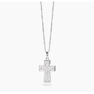 Hai aggiunto Collana da uomo in argento con crocifisso cristiano ortodosso CREDO Mabina 553880 al tuo carrello.